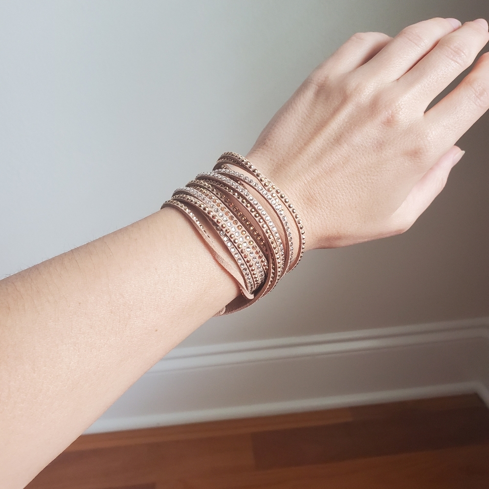 Swarovski Double Wrap Bracelet